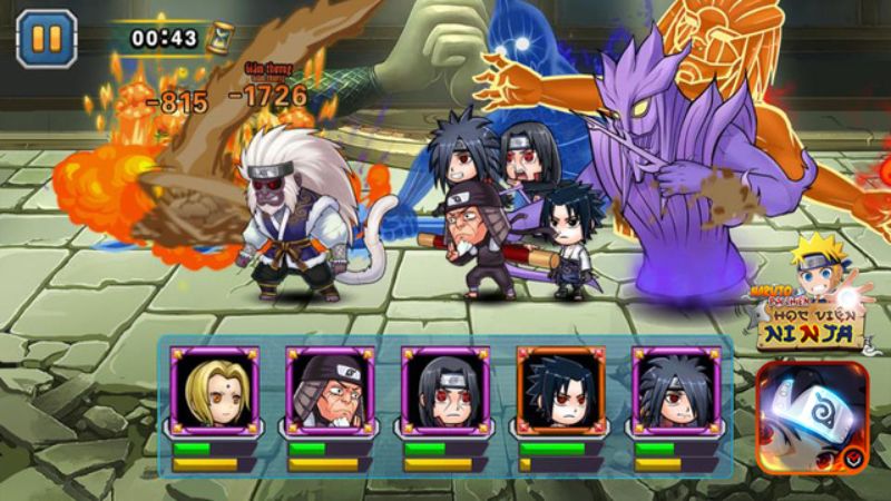 Trong game Naruto, có rất nhiều loại vật phẩm hỗ trợ bạn 