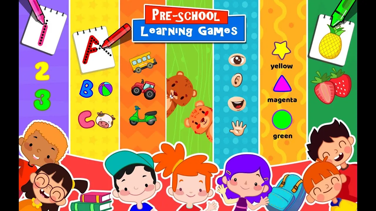 25+ game học tiếng Anh cho bé giúp mẹ nuôi dạy con thông minh hơn 3 Kids Preschool Learning Game - Trò chơi giáo dục tiếng Anh dành cho trẻ mầm non